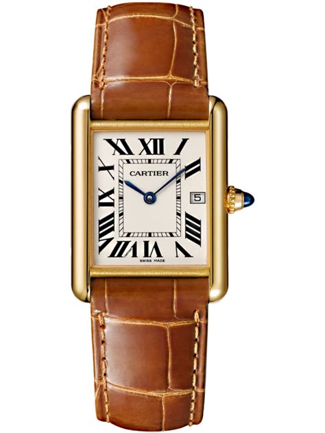 best place to buy cartier wath|cartier gold leather watch.